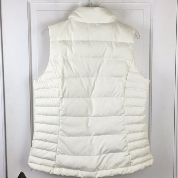 Lands' End Women's Cream Puffer Vest - Picture 5 of 6